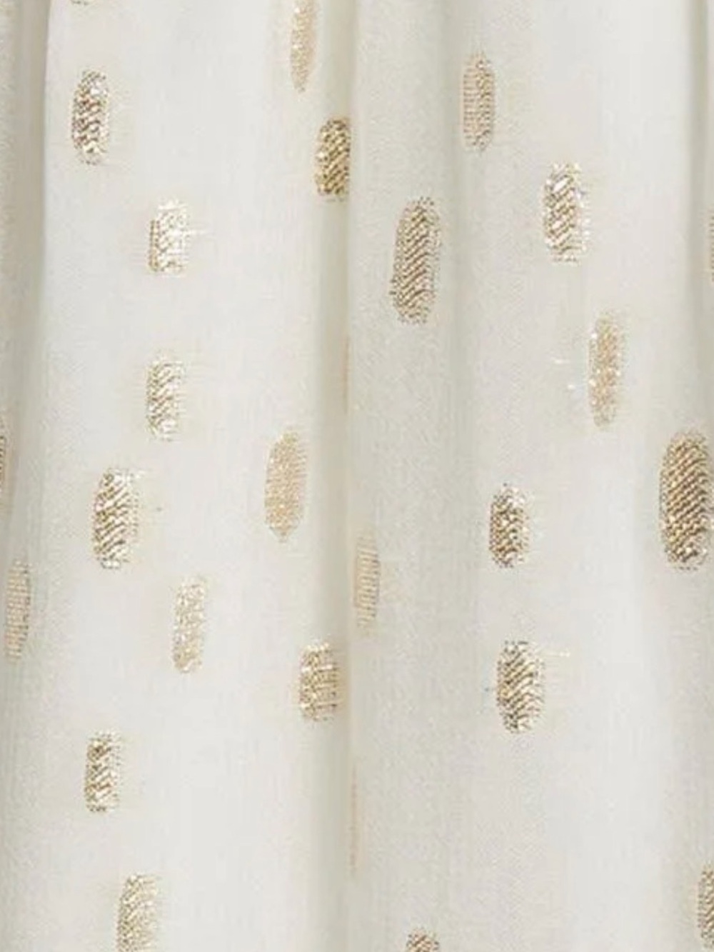 Lilly Pulitzer Ivory Dress with Gold Metallic Dot Detail - Picture 14 of 14